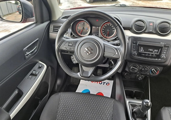 Suzuki Swift cena 43900 przebieg: 87211, rok produkcji 2017 z Kowalewo Pomorskie małe 172